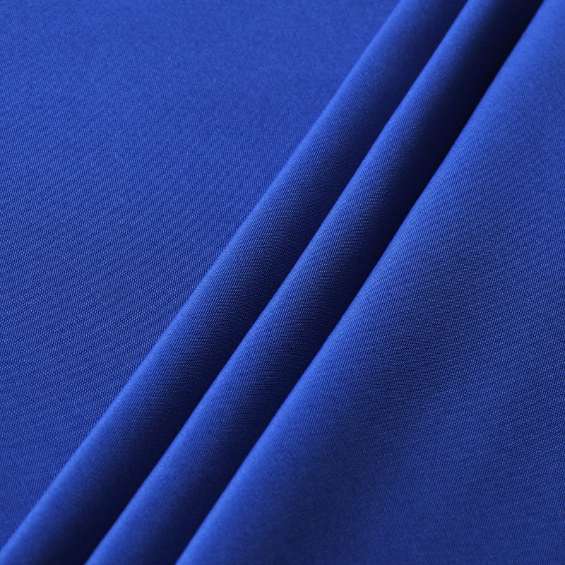 sancua Round Tablecloth - 120 Inch - Water Resistant Spill Proof Washable Polyester Table Cloth Decorative Fabric Table Cover for Dining Tables, Buffet Parties and Camping, Blue - Image 5